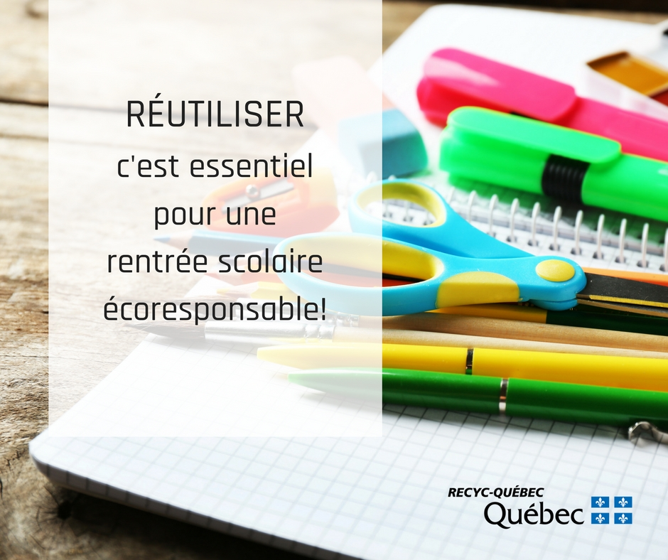 Le réemploi, c'est gagnant! Le réemploi, c'est gagnant!