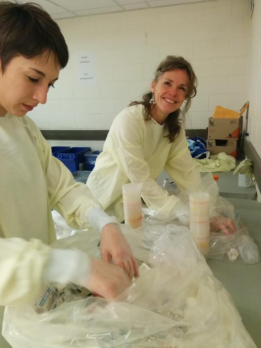 Récupération des plastiques