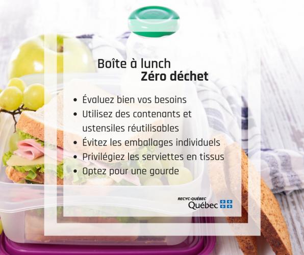 Boite à lunch zéro déchet Boite à lunch zéro déchet