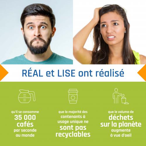 Voici ce qu'on réalisé Réal et Lise sur le plan écologique Voici ce qu'on réalisé Réal et Lise sur le plan écologique