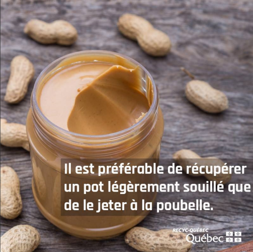 Image d'un pot de beurre de peanut Image d'un pot de beurre de peanut