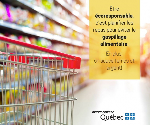 Image d'un panier à l'épicerie Image d'un panier à l'épicerie